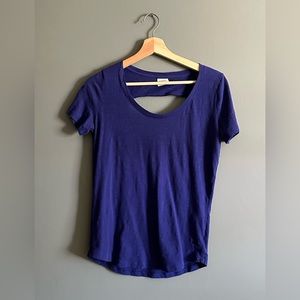 PINK cutout back tee